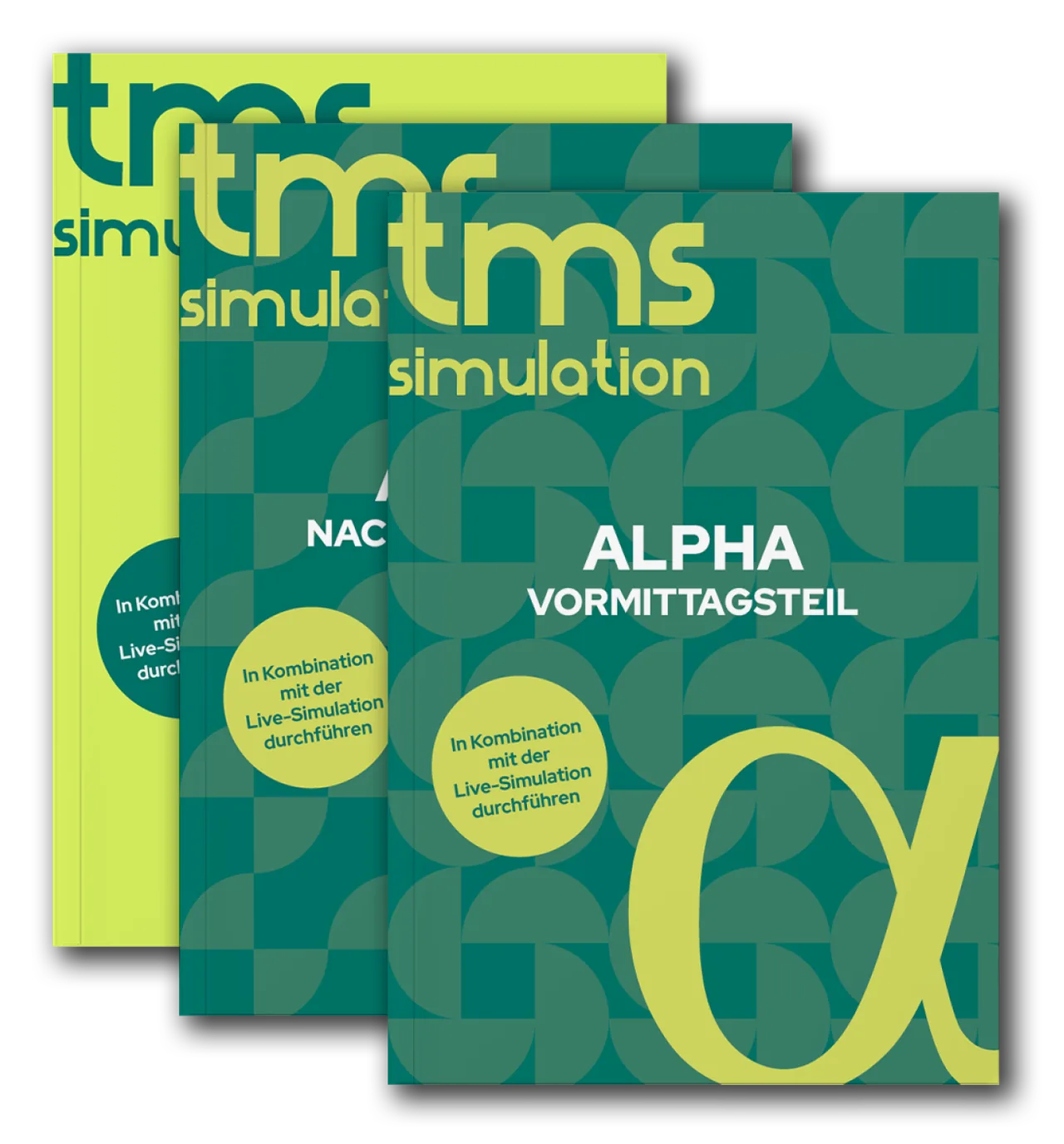 Die gedruckten Hefte der Simulation Alpha