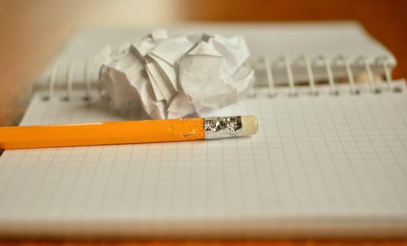 pencil-1891732_1280 Gib nicht auf, auch wenn du noch Fehler machst.